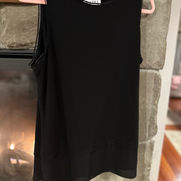 Joseph Ribkoff  long black silky tank -size 14 - Picture 5 of 5